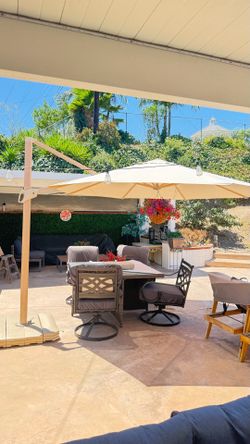 11FT Square 360° Rotation umbrella