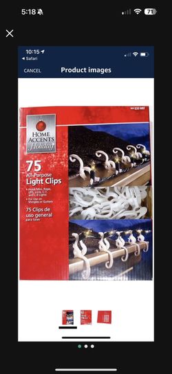 Christmas Light Clips