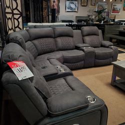 Reclinable Corner Sectional 