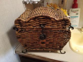 Vintage wicker basket