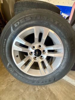 Chevy Tahoe wheel set