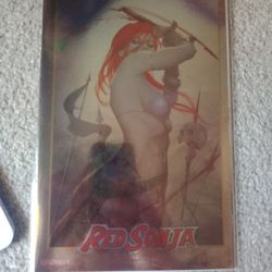 Red Sonja #4 Foil Comic Book