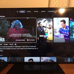 55 Inch TV With Wall Mount 