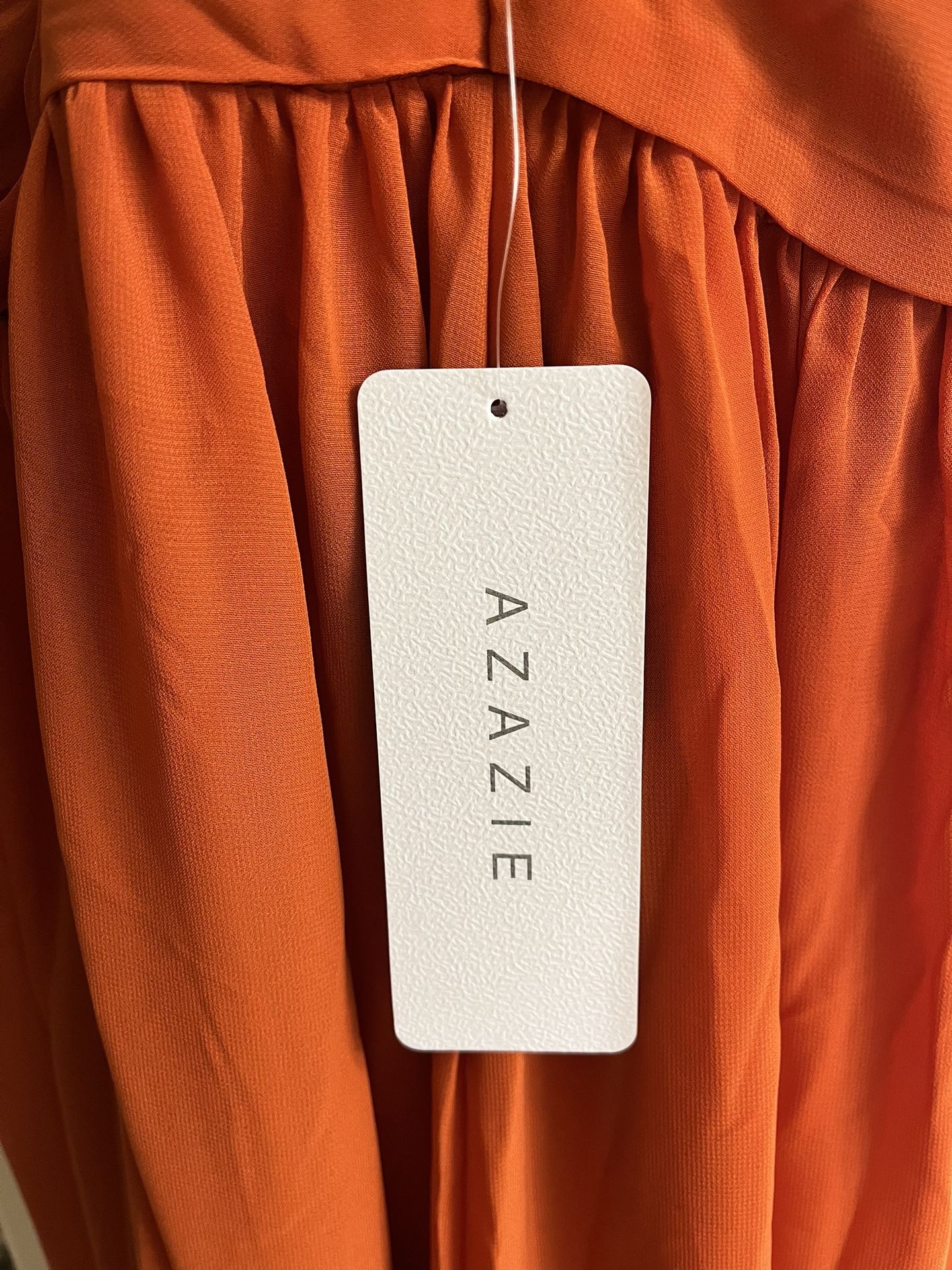 Azazie Bridesmaid Dress Paprika