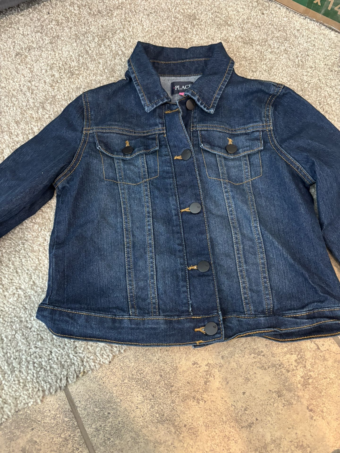 The Children’s Place Girl Denim Jacket . Size L (10/12). Brand New