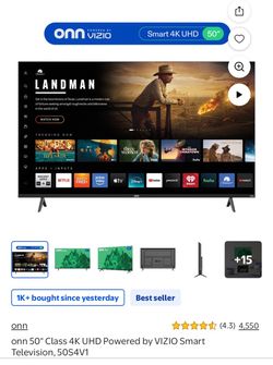 50in onn by Vizio smart tv