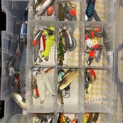 Fishing Lures and Box