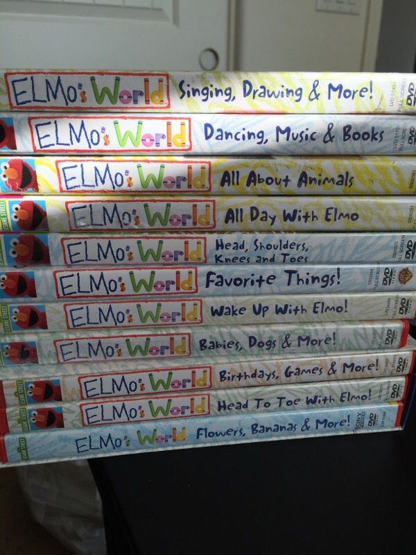 Elmo's world DVDs