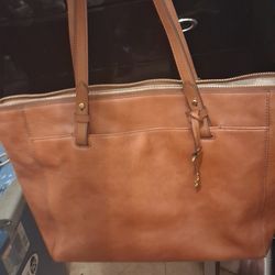 Brown Fossil handbag
