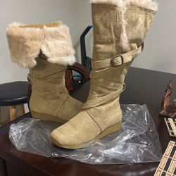 Suede Boots