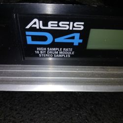 ALESIS D-4 DRUM MODULE STEREO SAMPLES 