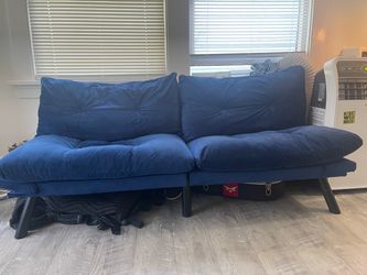 Blue Couch / Futon / Sopha