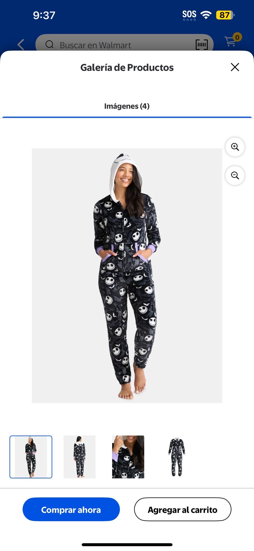 New! Disney Nightmare before christmas Jack skellington jumpsuit pijama/costume!🖤