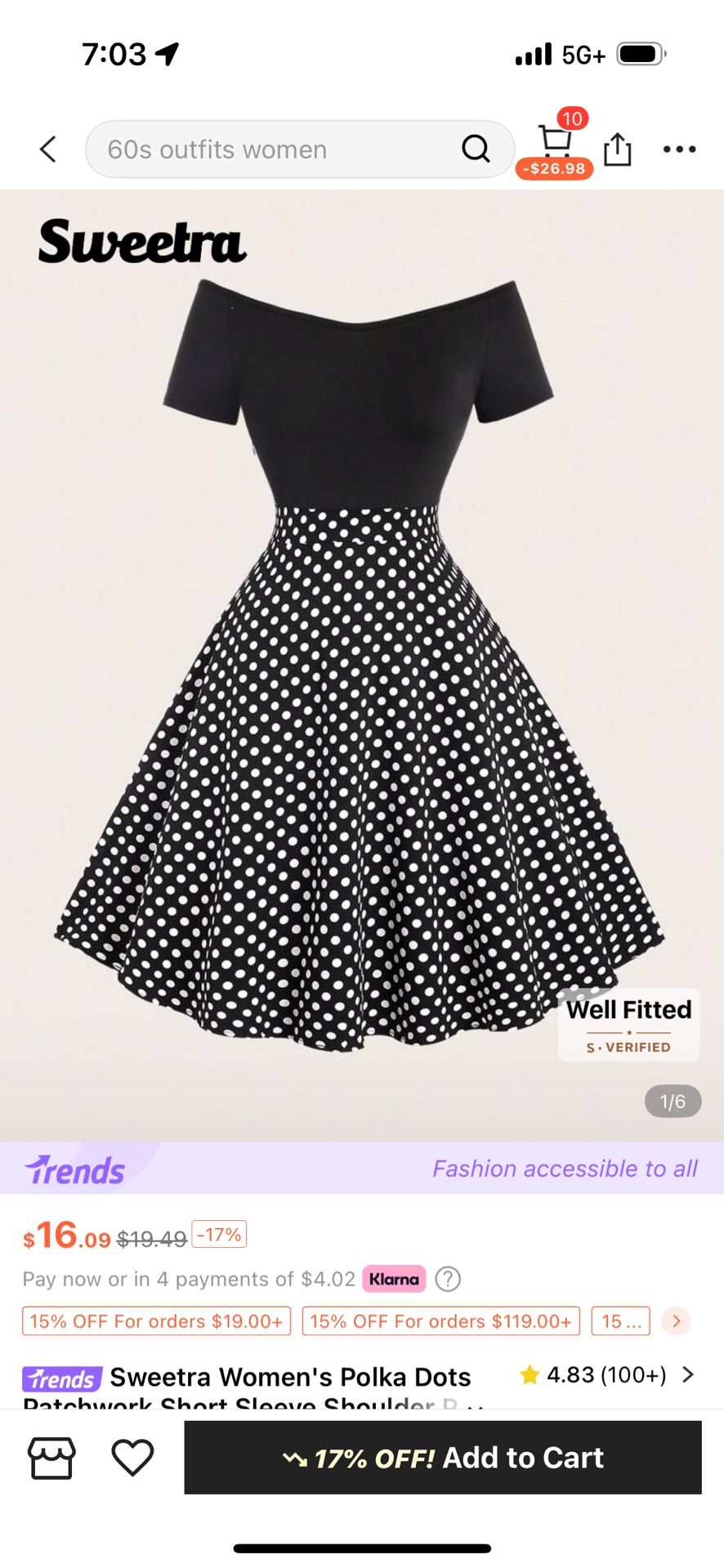 Black White Dress