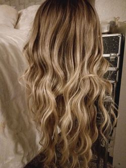 Blonde balayage wig