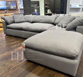 Grey Cloud 4 Piece Sofa Sectional 
