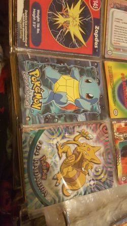 Collectable pokemon movie cards