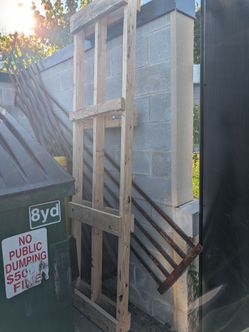 Skids and scrap metal