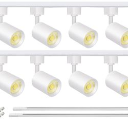 8- Light  Led Track Lighting Kit
