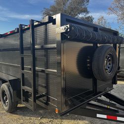 New Hydraulic Dump Trailer With Accessories