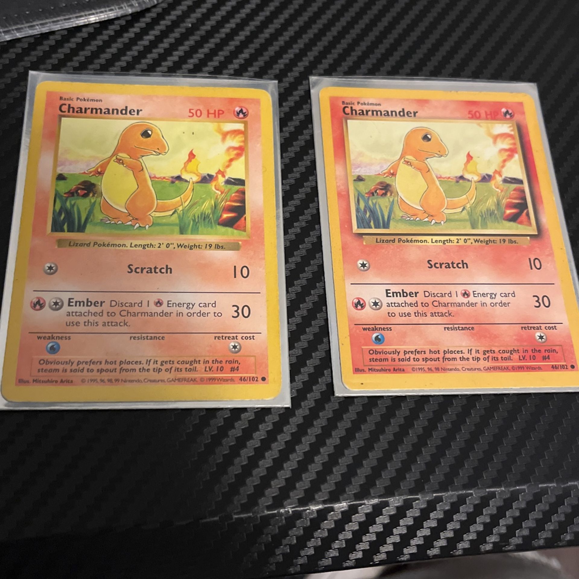 first edition charmander pokemon card - (50) Charmander Pokemon Card 46/102 Original