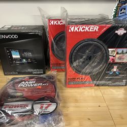 Stereo System Double din Complete Set Up