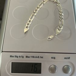 Real Silver Men Bracelet 