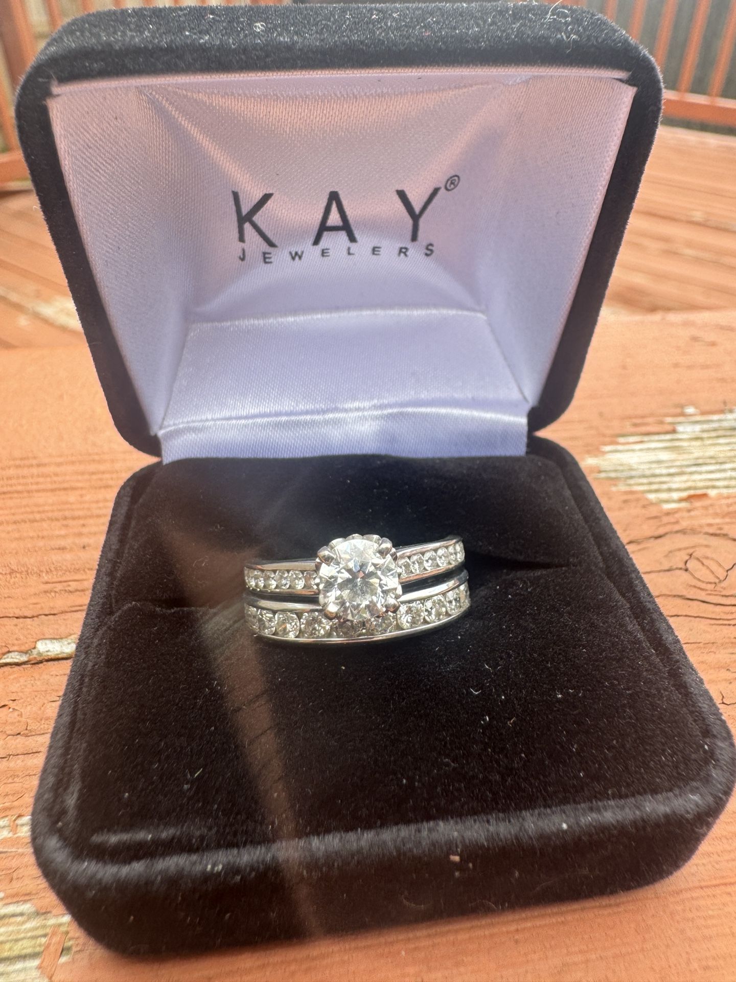 Diamond Ring Set Size 8
