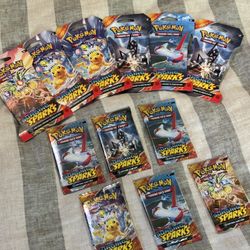 12 New Pokémon Surging Sparks Booster Packs 