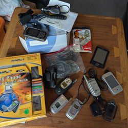 Vintage Cell phone/Blackberry and accessories lot