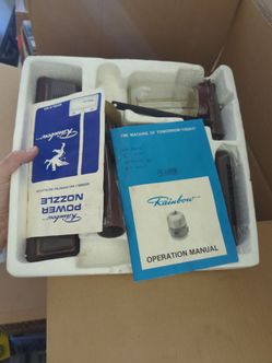 Vintage rainbow vacuum system model D2