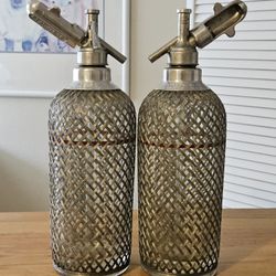 Vintage Soda Siphon Seltzer Bottles