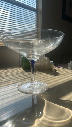Orrefors Intermezzo Blue, round compote by Erika Lagerbielke