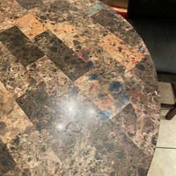 Marble Table Set 