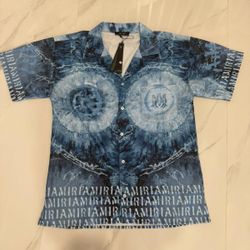 Amiri Button Sleeve Shirt Silk Fabric Any Colors 