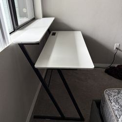 2 Story Desk With Charging Outlet