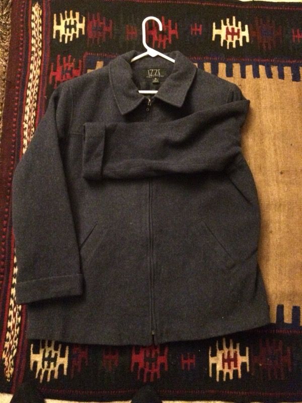 Navy Blue IZZI Collections Ladies Coat Size XL