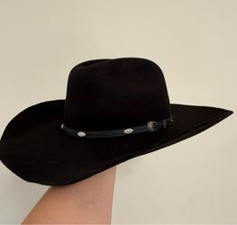 Master Hatters of Texas MHT Black Western Cowboy Hat 7 5/8 Made in USA