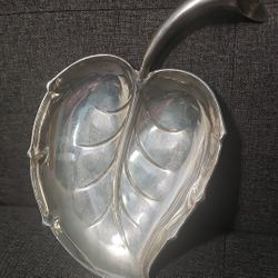 7.4oz Sterling Silver Leaf Dish – Plata 925 – LBJ White House Estate Provenance - Plata Peru