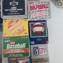 Sports Cards Unopened Boxes From 1(contact info removed)