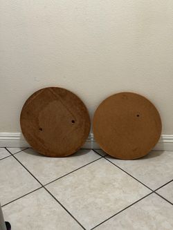 2 MDF Circles - Unfinished Wooden Circle | Round | DIY