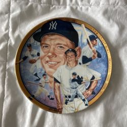 Mickey Mantle Plate