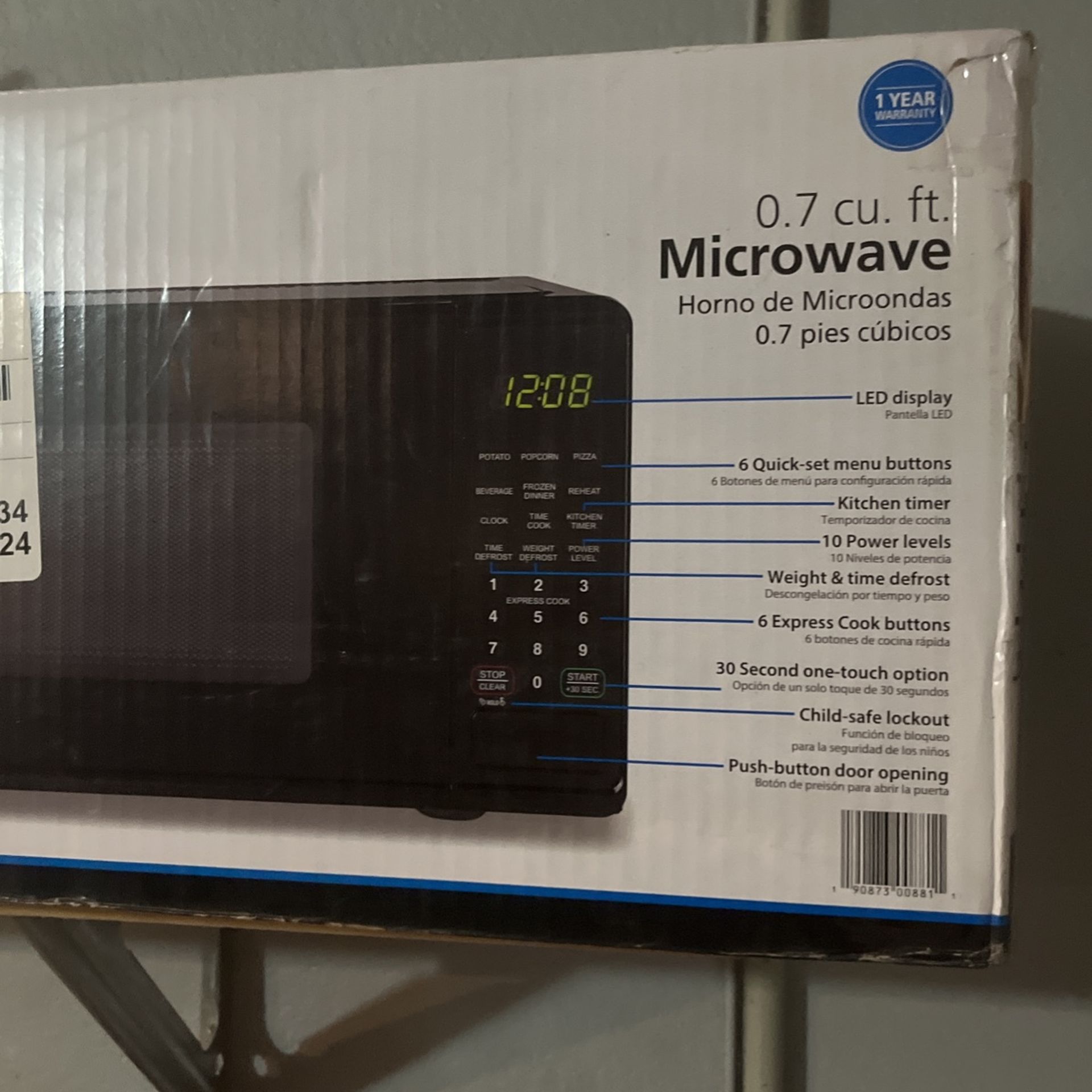 Microwave Black In Color