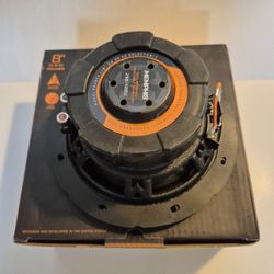 MEMPHIS (1) 8 INCH 2 OR 4 OHM SELECTABLE VOICE COIL CAR SUBWOOFER ( BRAND NEW PRICE IS LOWEST INSTALL NOT AVAILABLE )