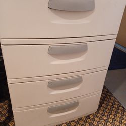 Tan Plastic Utility Dressers