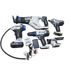 HART BRAND Power Tools Bundle Cordless 20V Lithium Drill Impact Driver 