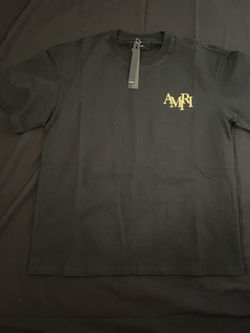 Amiri Champagne Graphic Black T-Shirt - Brand New With Tags