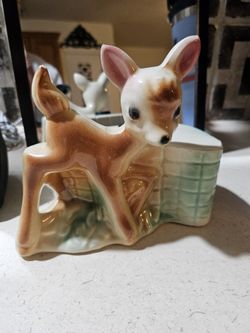 Vintage Kitsch Fawn Deer Japan Bambi Lamp Base