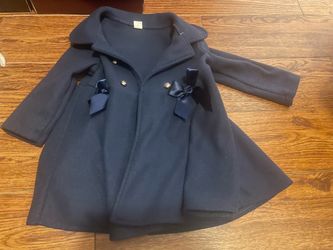 Blue girls coat