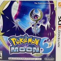 Pokémon Moon (Nintendo 3DS, 2016) Complete Tested Authentic